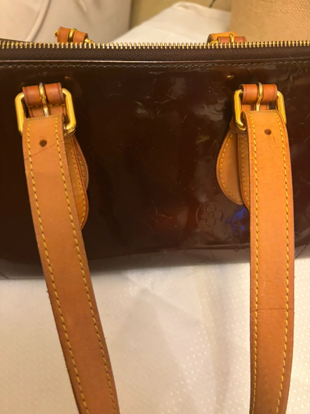 Louis Vuitton Vernis Leather shoulder bag - photo 3