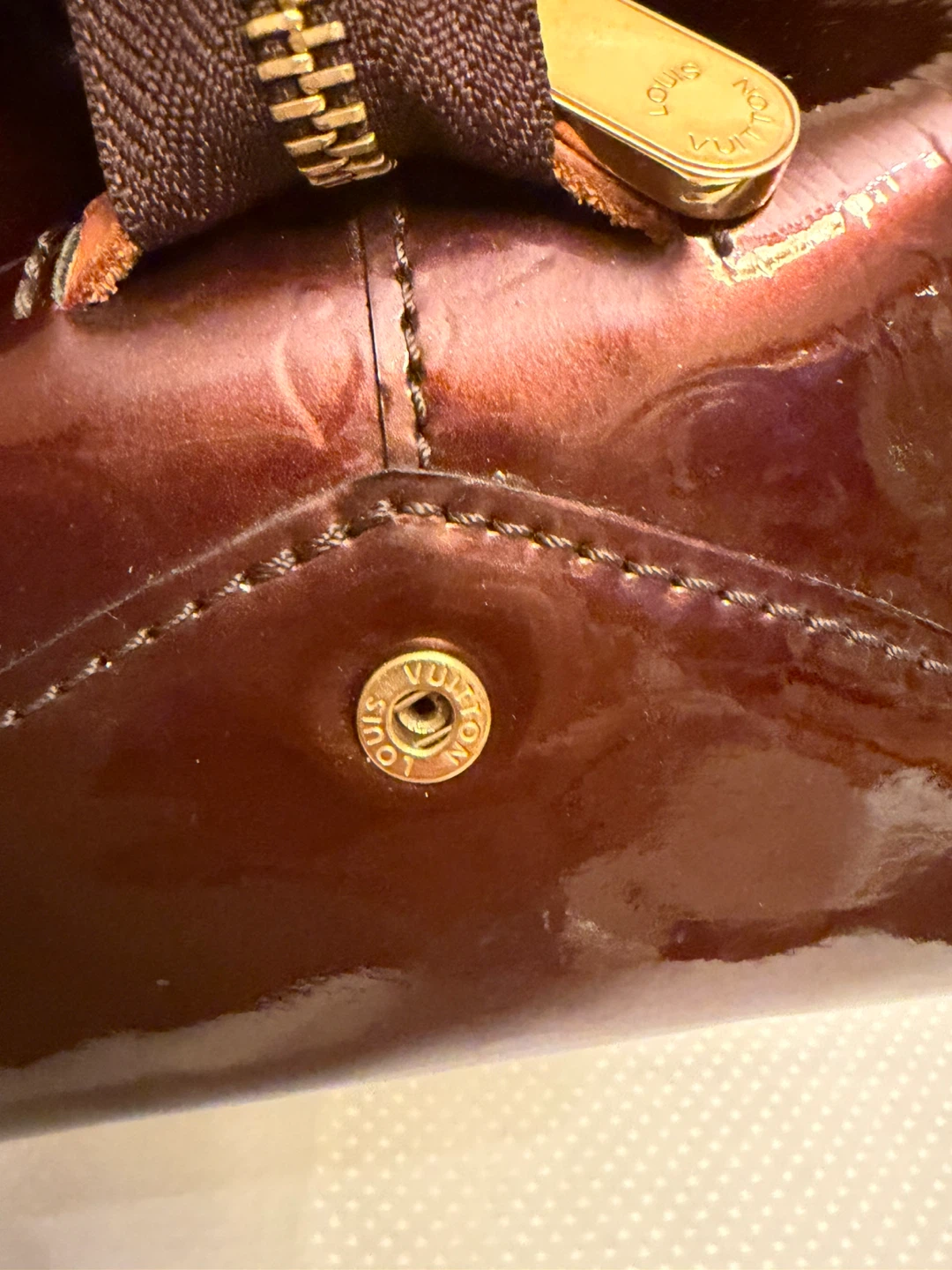 Louis Vuitton Vernis Leather shoulder bag - photo 4