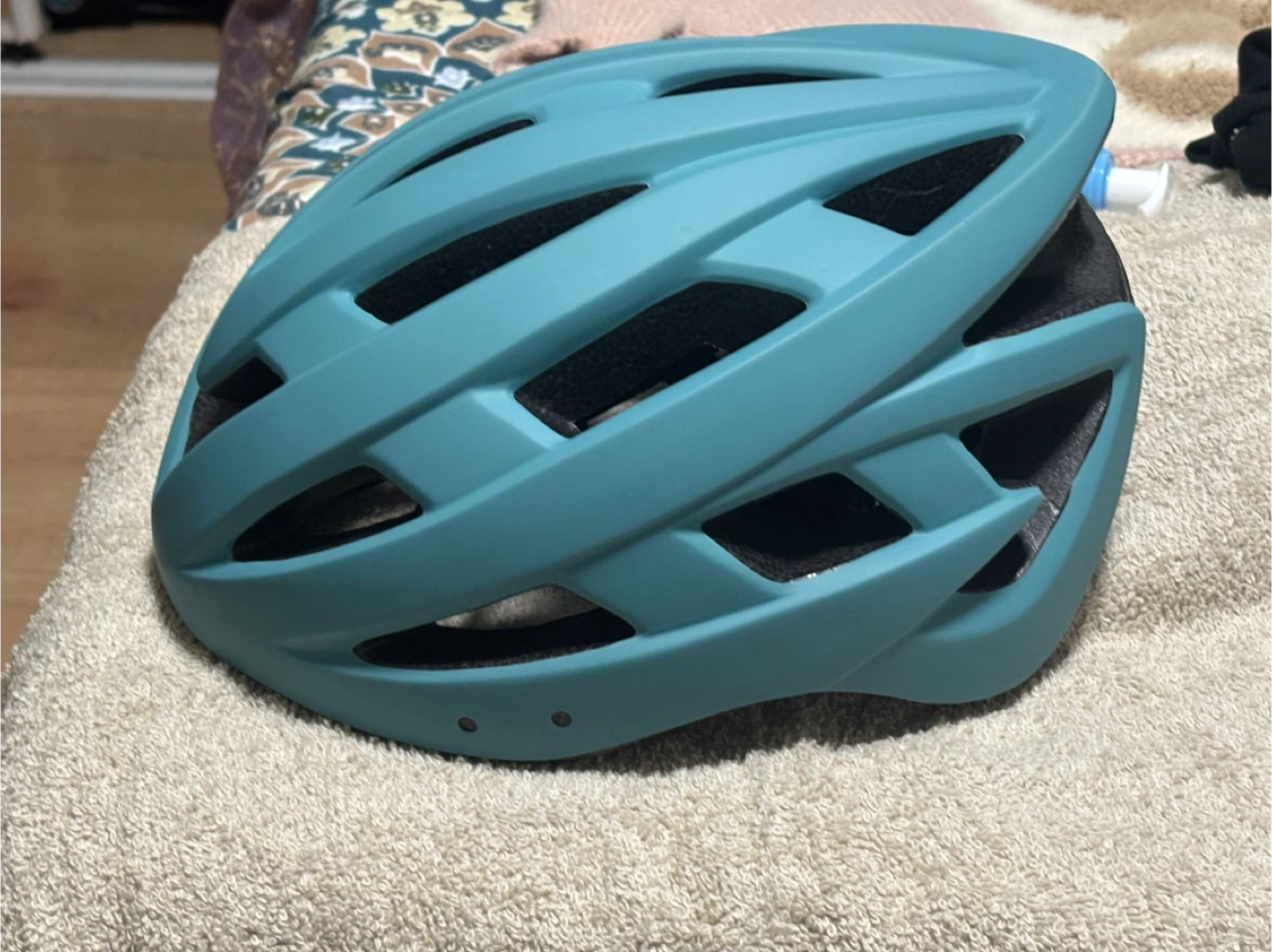 Teal Cycling Helmet