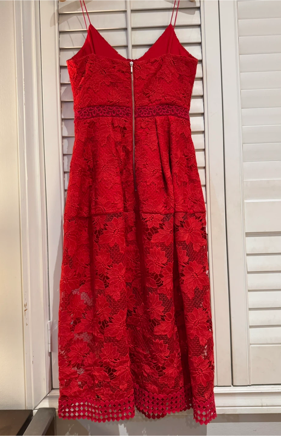 Nicholas Red Lace Dress - photo 2