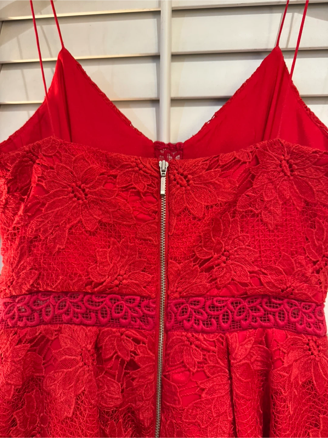 Nicholas Red Lace Dress - photo 3