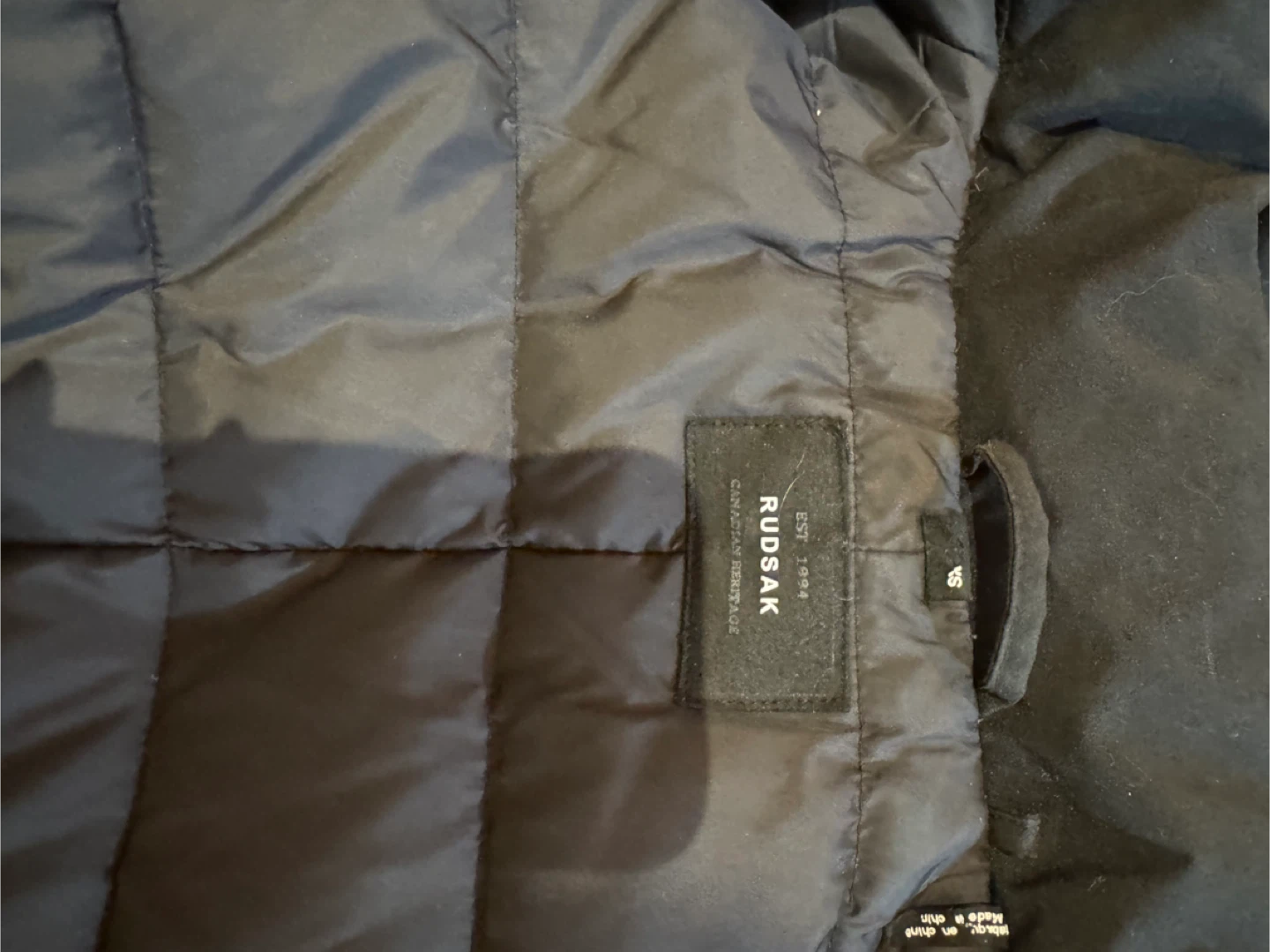 Rudsak Black Down Parka - Size X- Small - photo 3