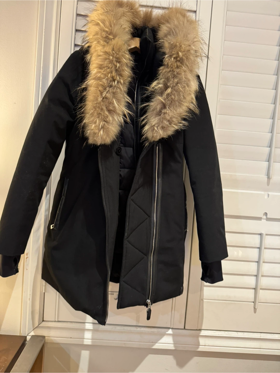 Rudsak Black Down Parka - Size X- Small