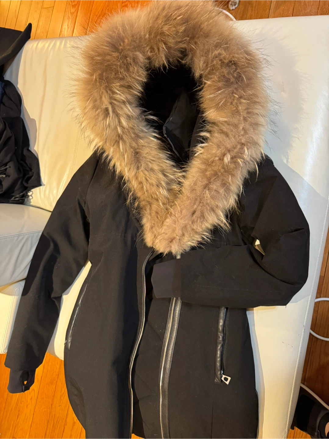Rudsak Black Down Parka - Size X- Small - photo 4