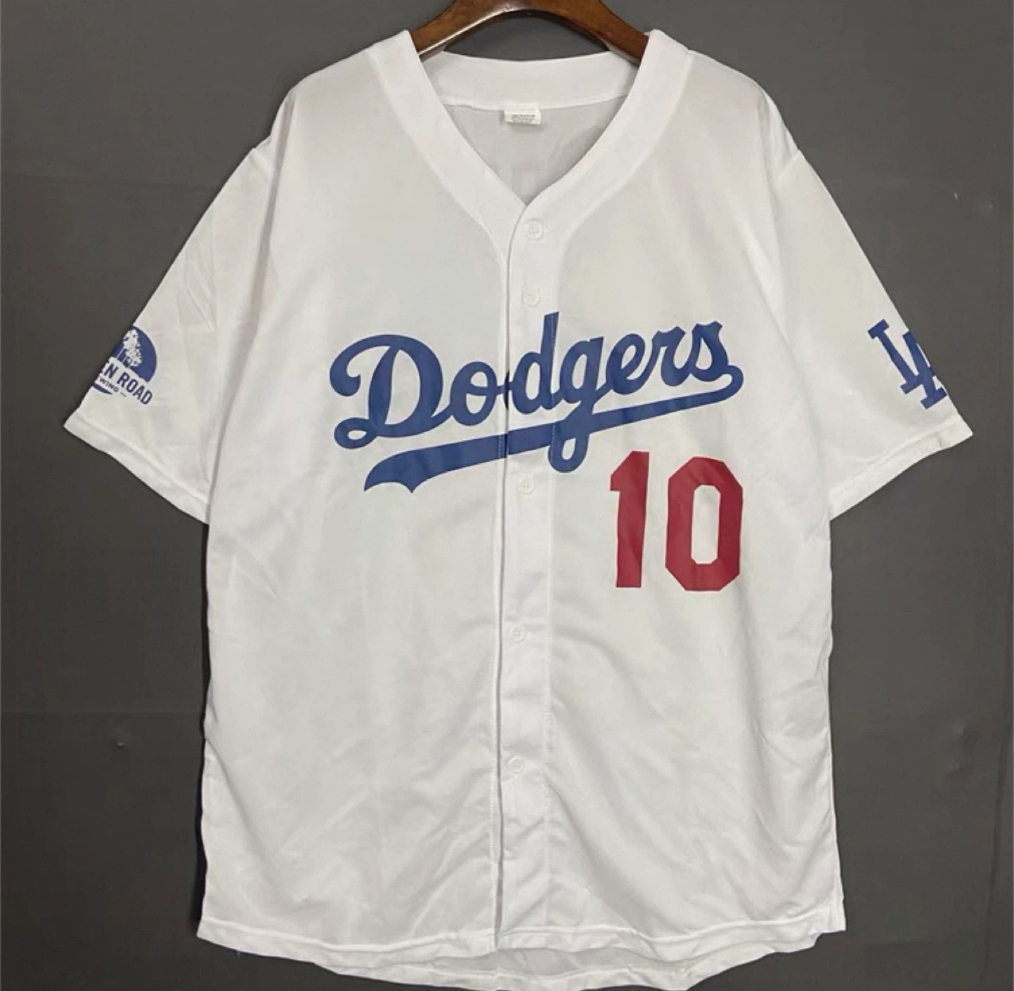 Dodgers #10 Baseball Jersey