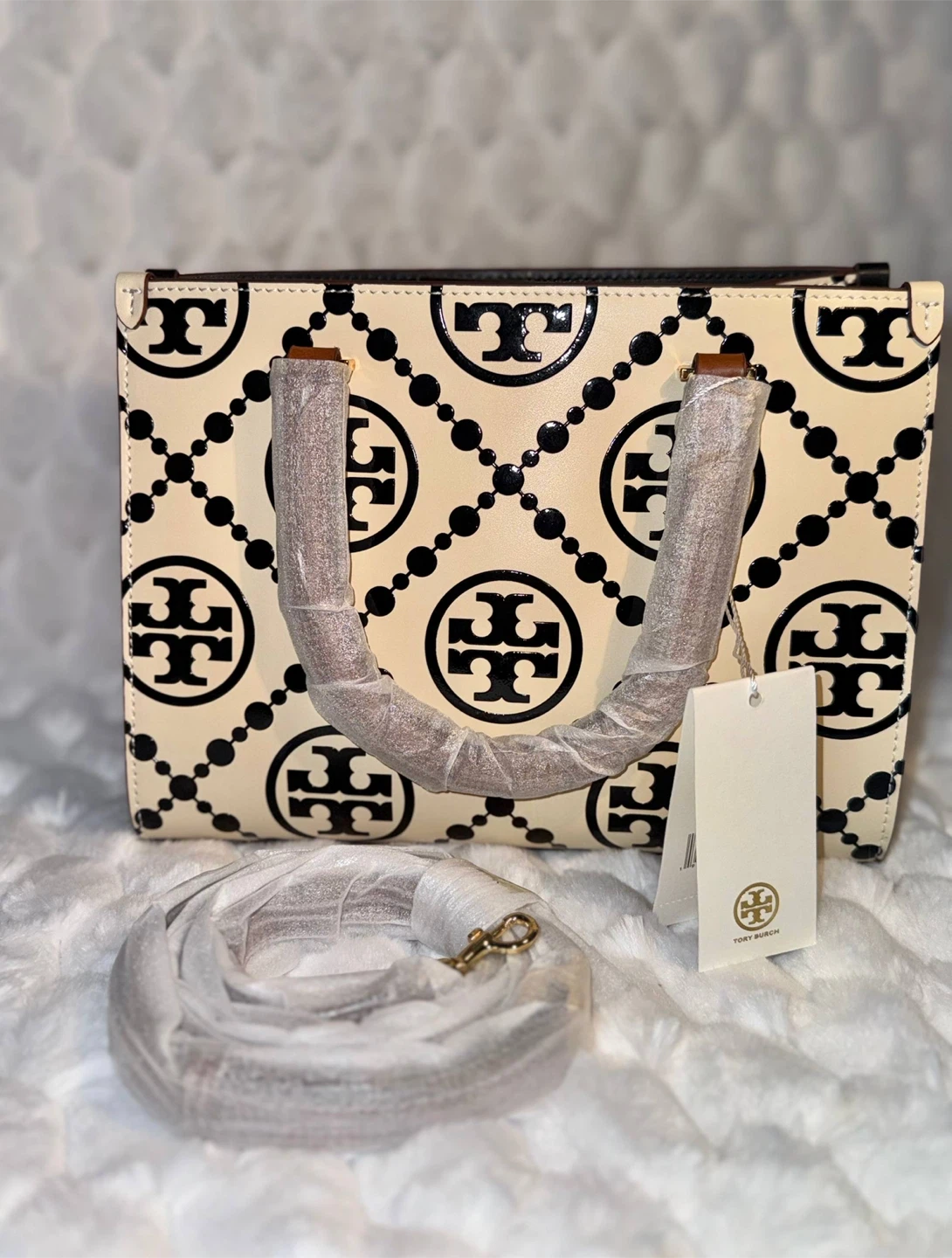 ❗️LIMITED Tory Burch DEAL❗️ White & Black Handbag Bag for Women - photo 2