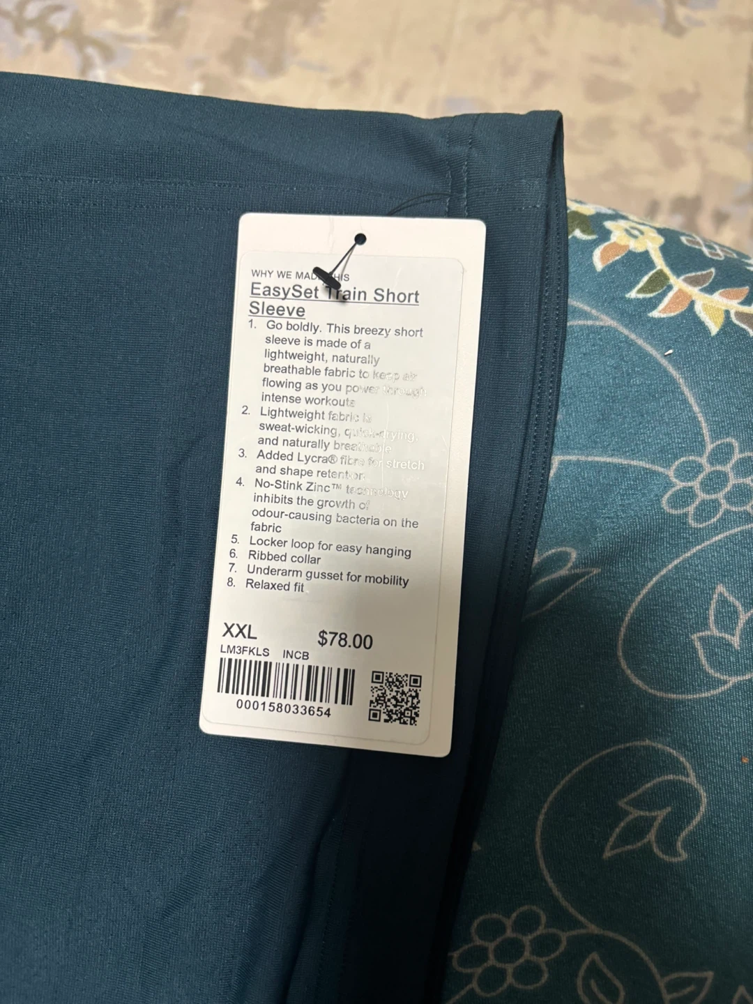 Lululemon EasySet Train Short Sleeve Shirt XXL - photo 3
