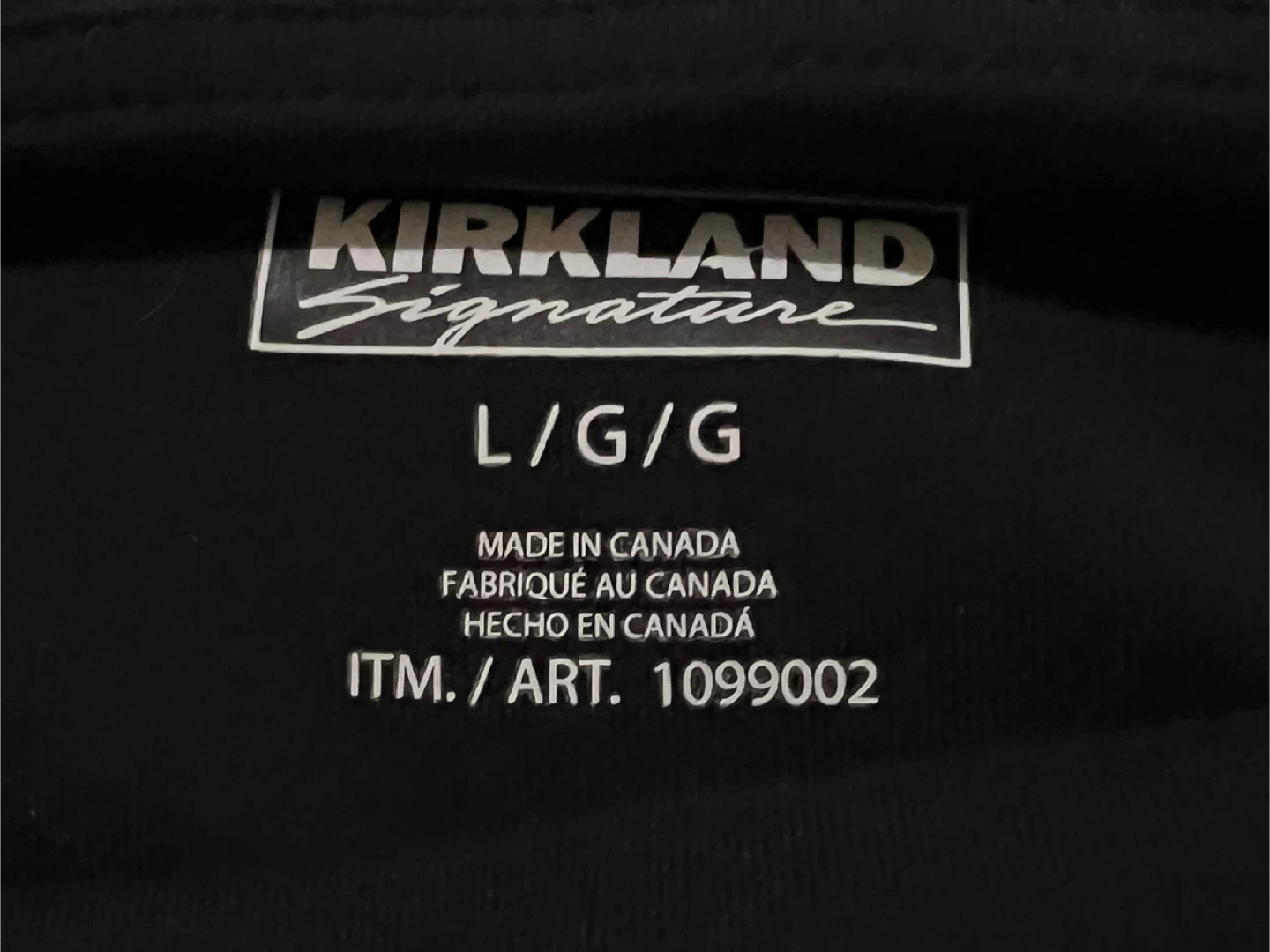 Kirkland Signature Black Capri Leggings - Size L - photo 3