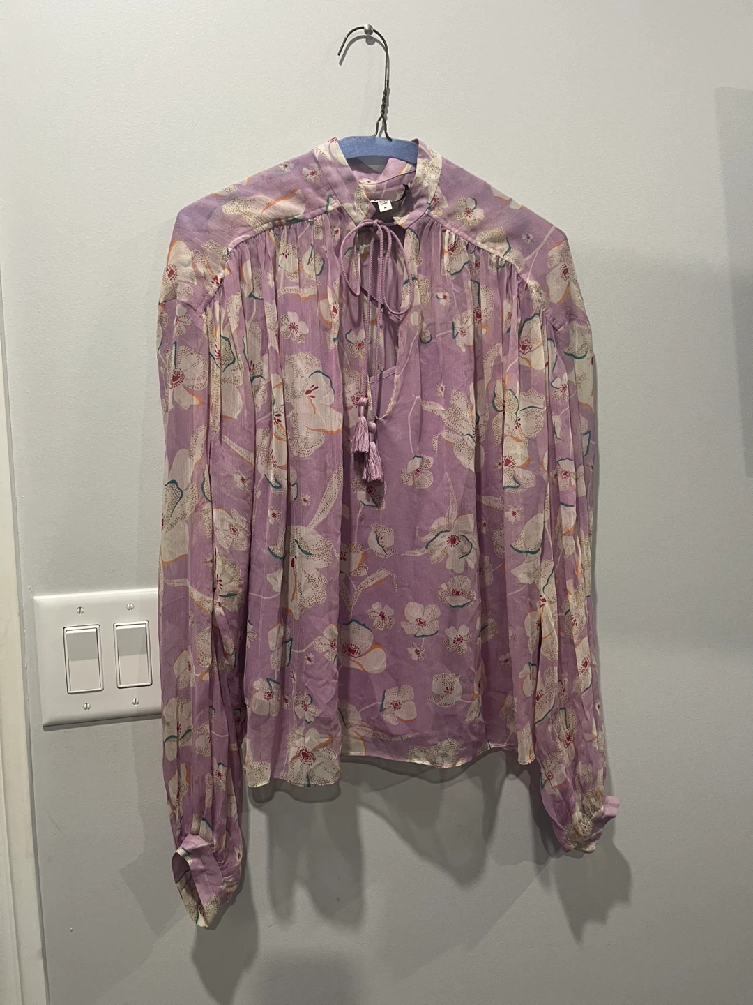 Joie Floral Print Blouse - Size M - photo 5