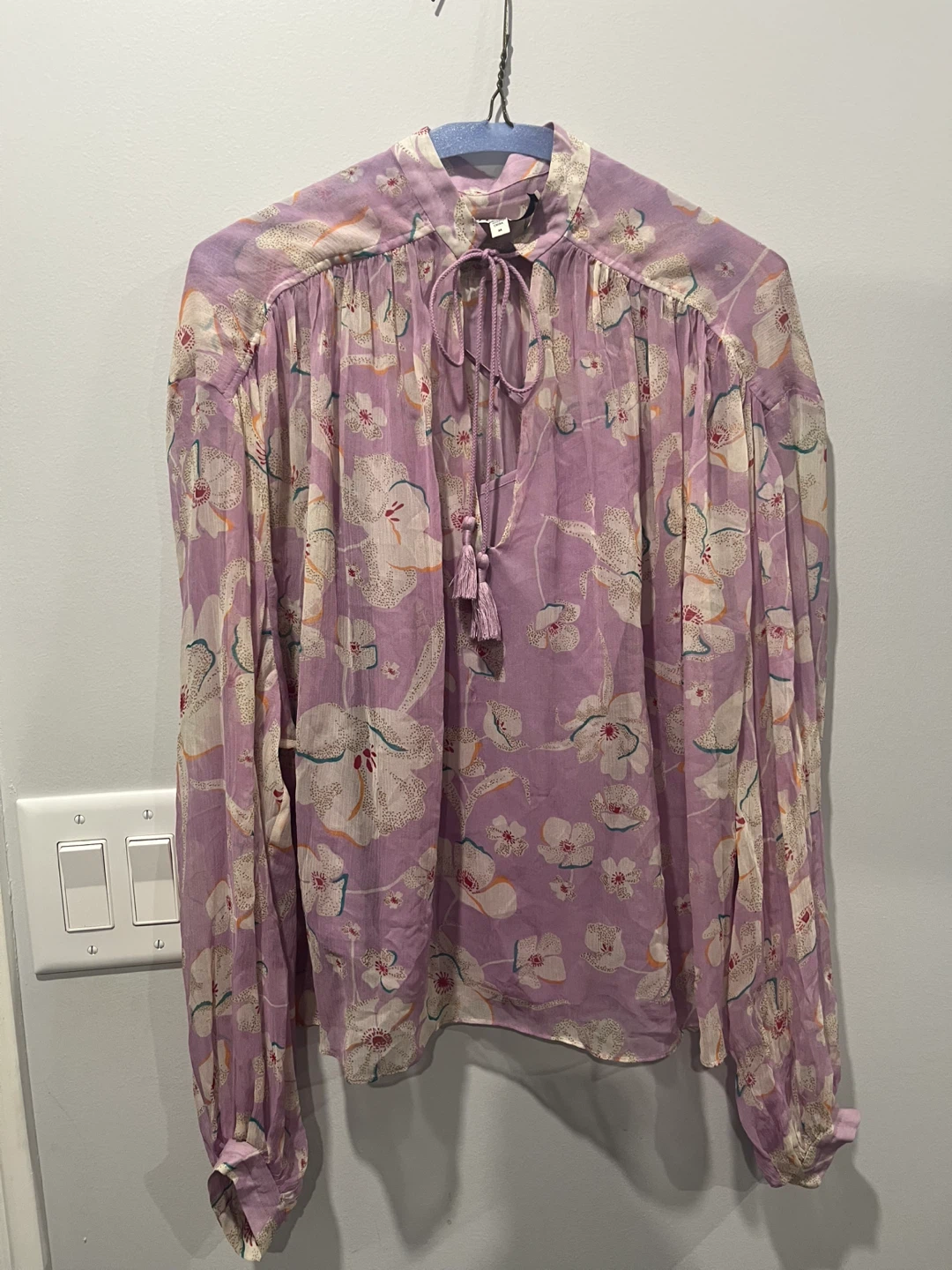 Joie Floral Print Blouse - Size M - photo 3