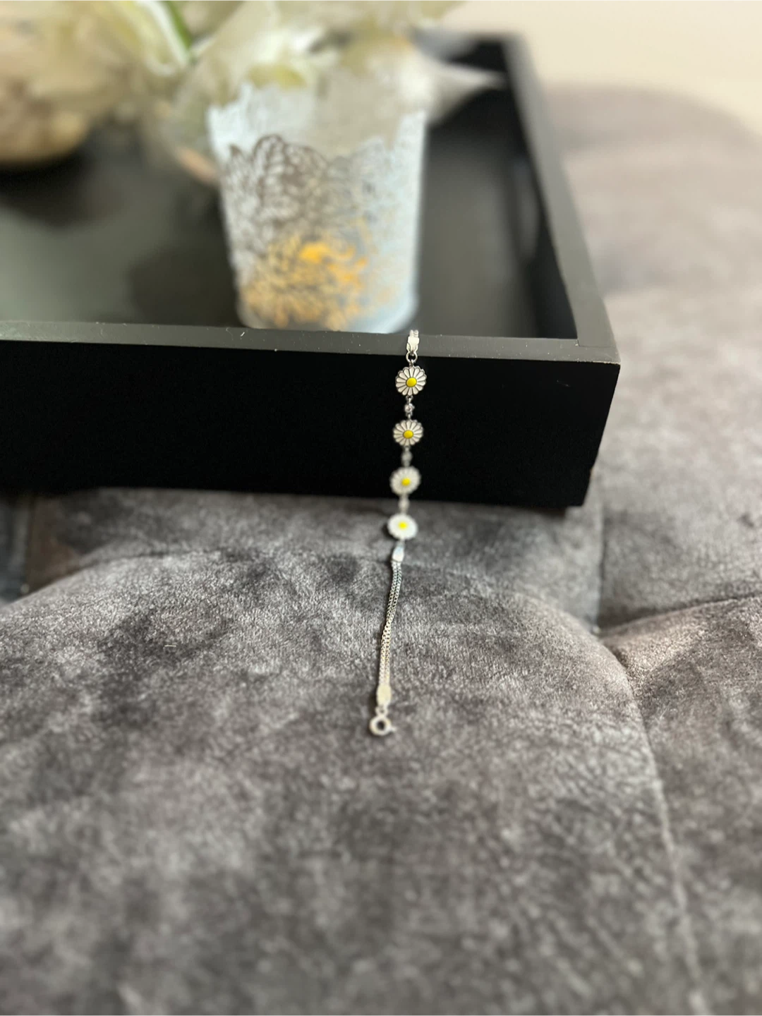 Daisy  S925 Silver Bracelet - photo 3