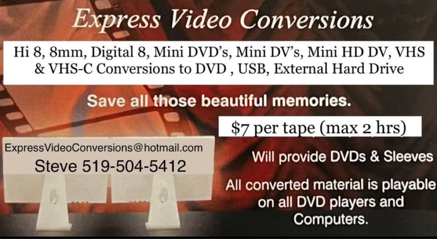 Professional Transfer of Hi8, Audio & VHS Tapes $7 per tape - photo 2