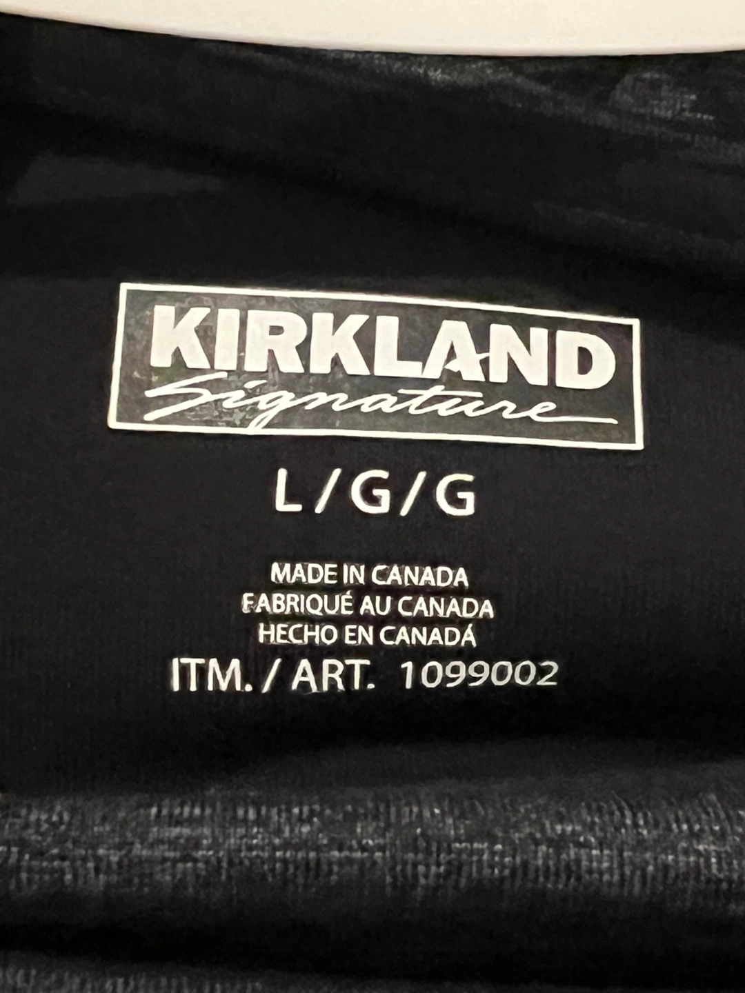 Kirkland Signature Grey Leggings - Size L - photo 3