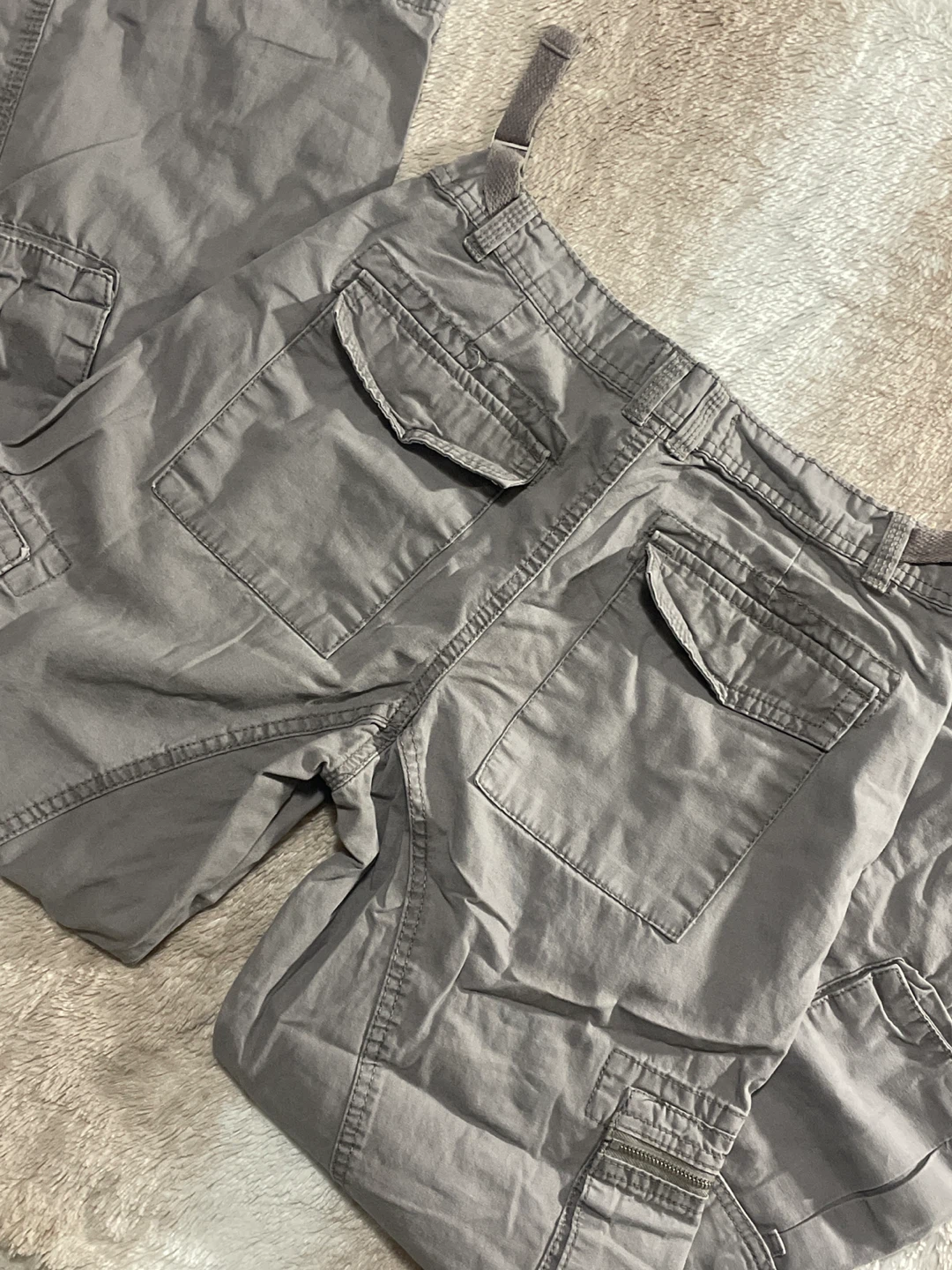 Purple-Grey Cargo Pants