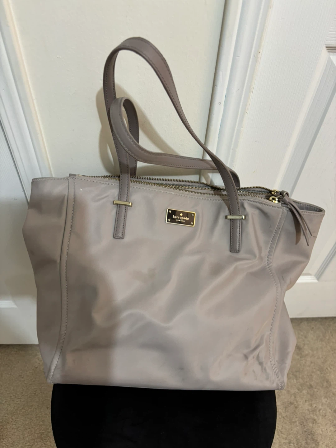 Kate Spade Tote Bag - Grey ** As is**