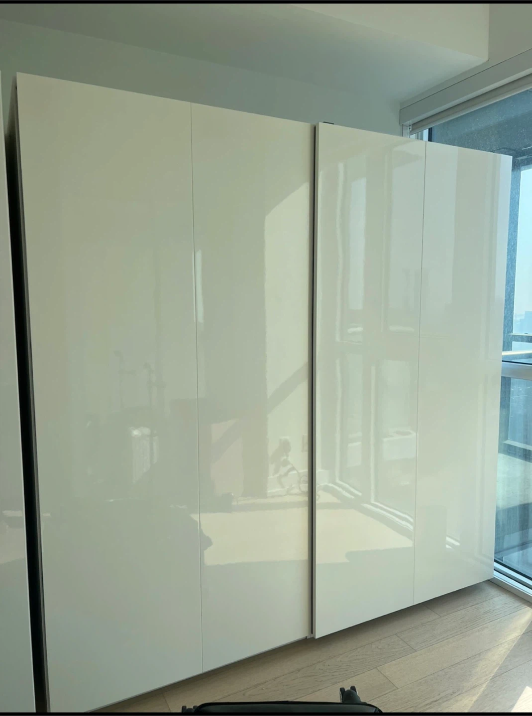 IKEA PAX Wardrobe with White Doors