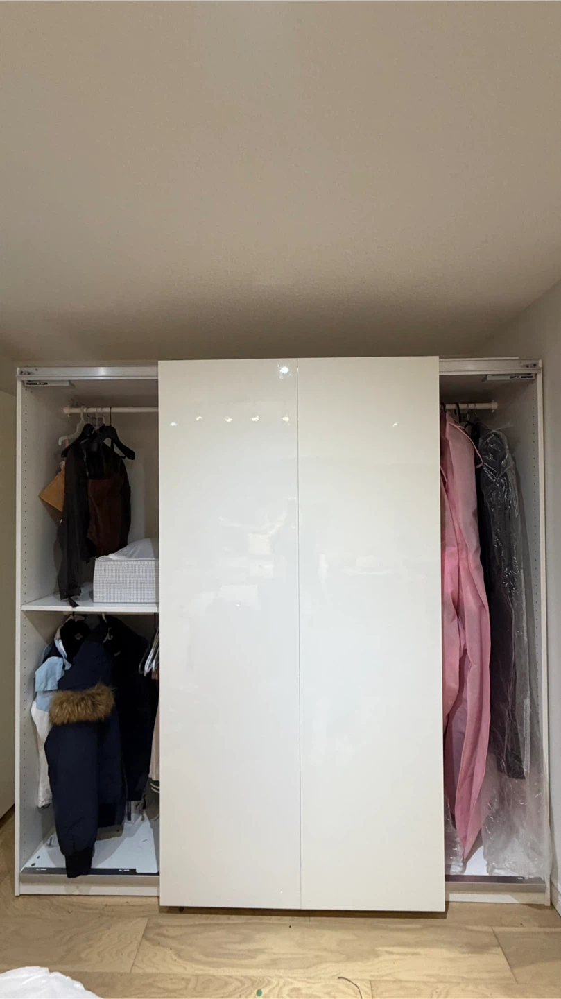 IKEA PAX Wardrobe with White Doors - photo 3