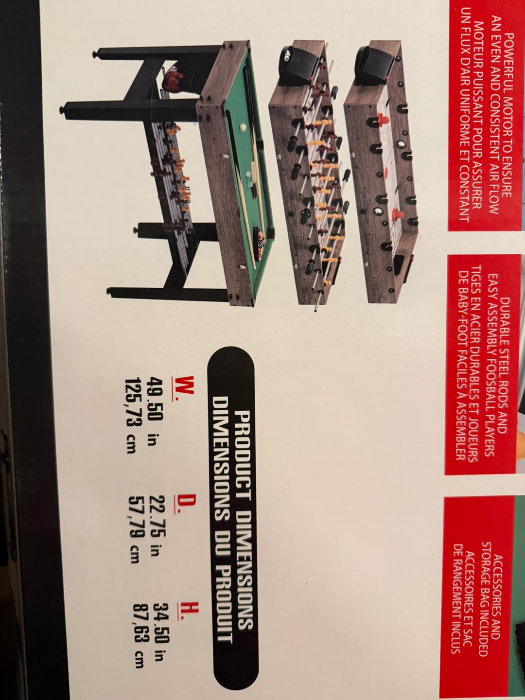 3-in-1 Multi Game Table - photo 3