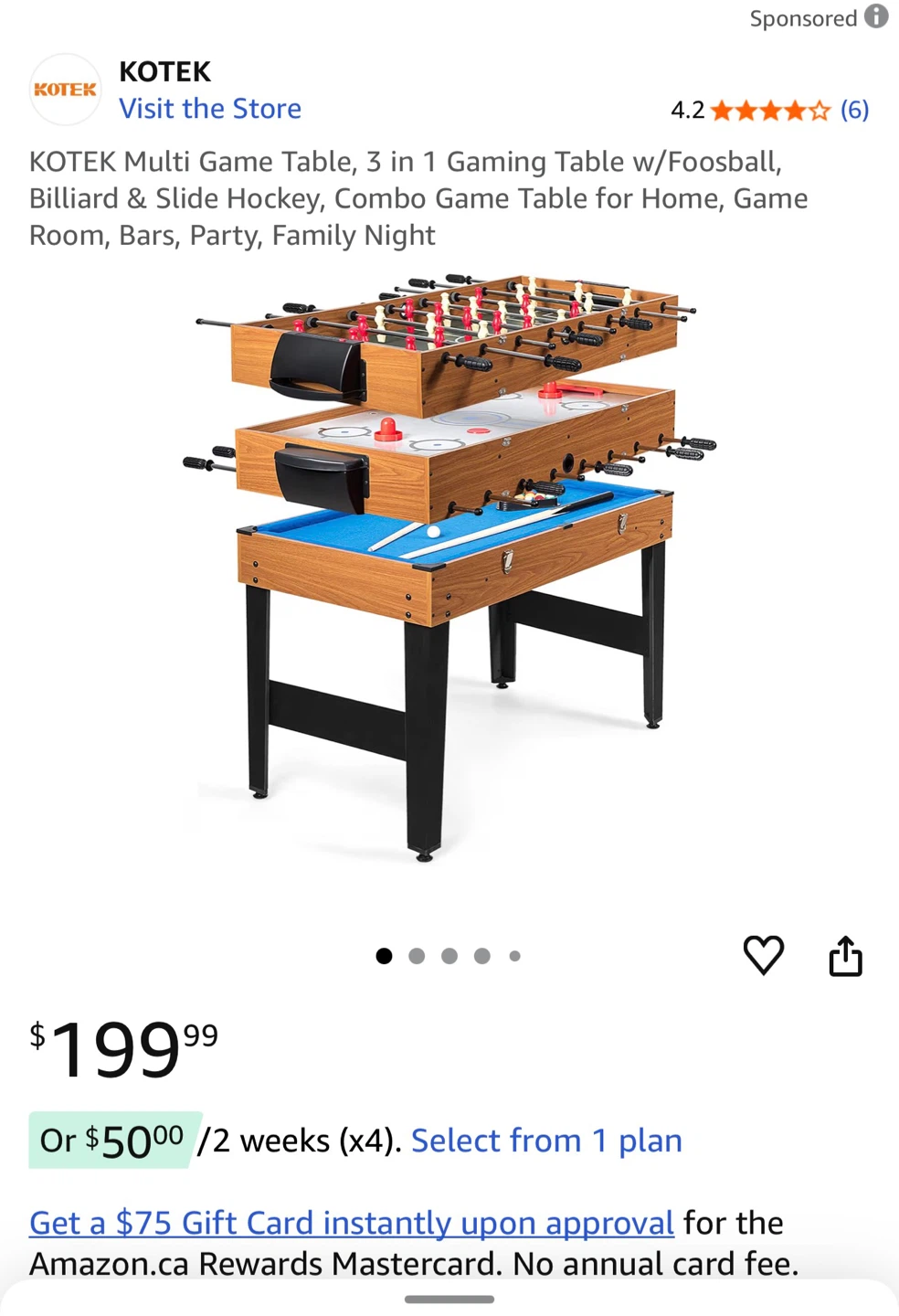 3-in-1 Multi Game Table - photo 4