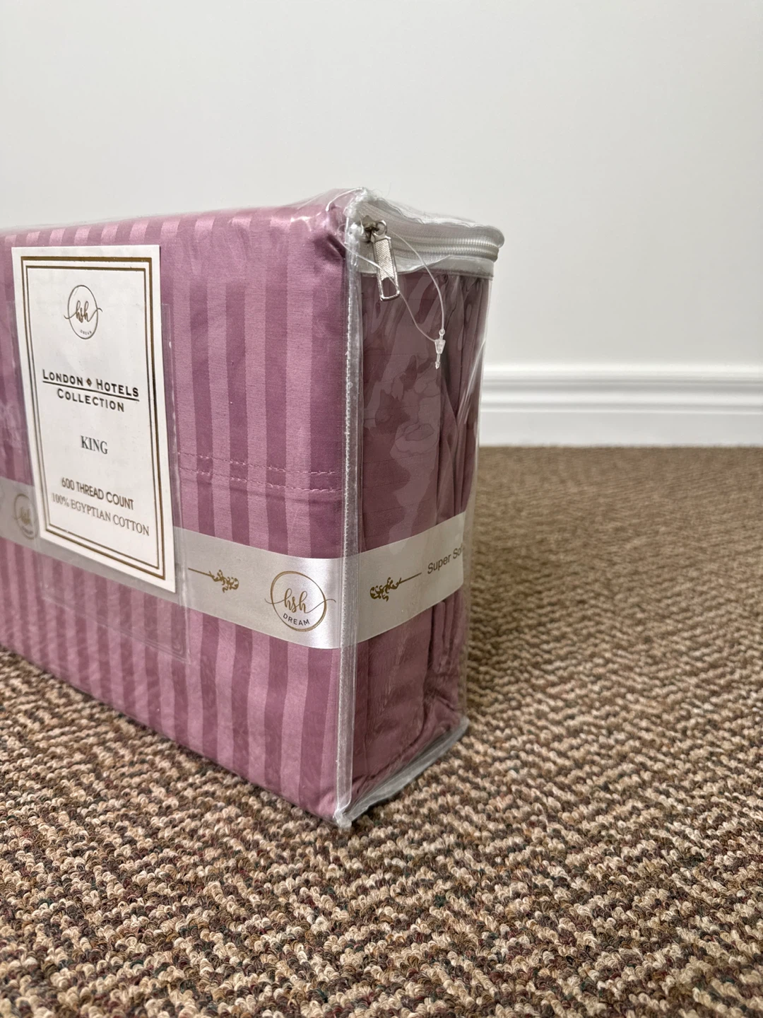 London & Hotels Collection King Sheet Set - New - photo 2