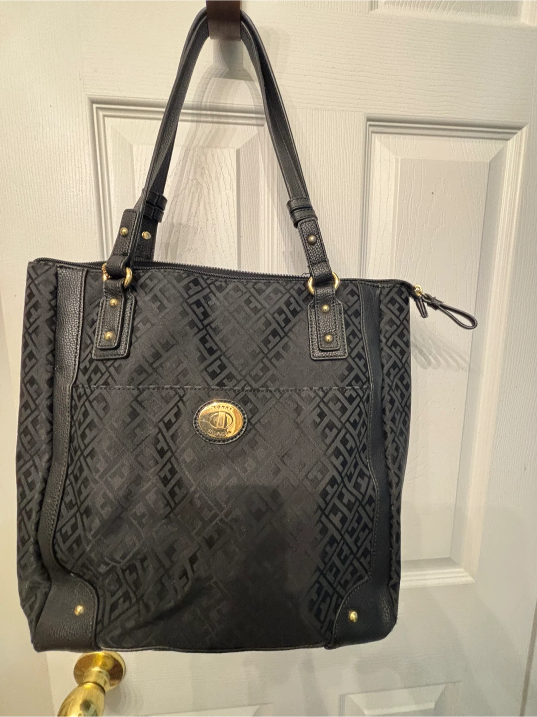 Tommy Hilfiger Black Tote Bag