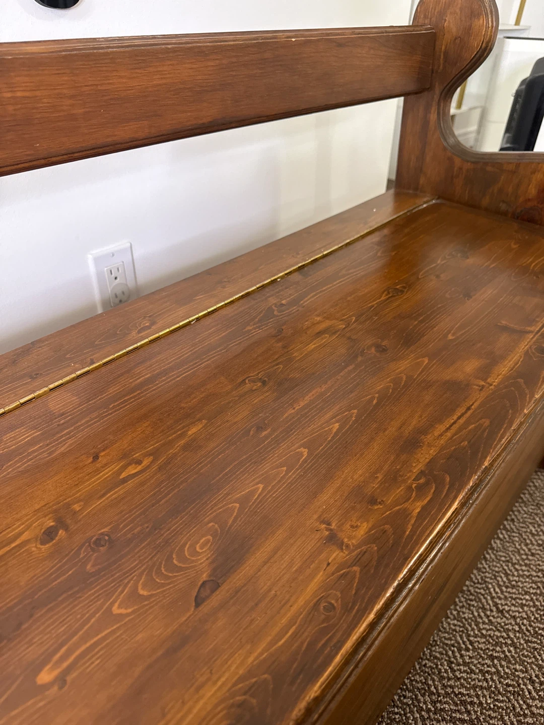 Ken Jarvis Wooden Storage Bench - photo 2