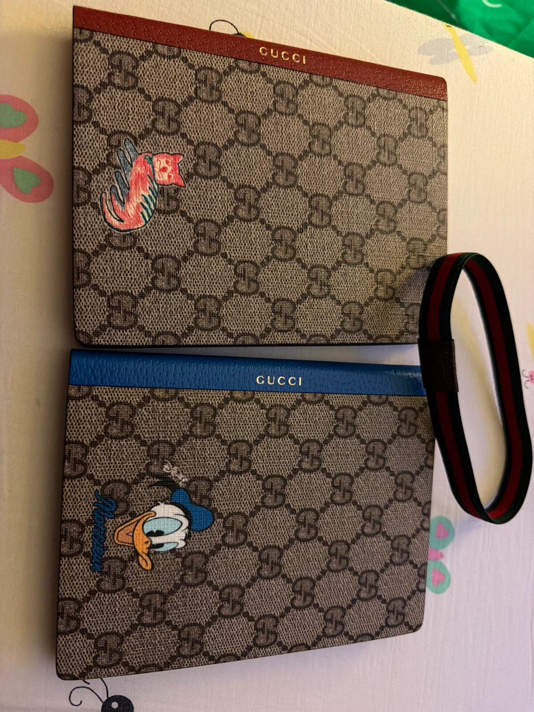 New Gucci GG supreme canvas Cat & Donald Duck