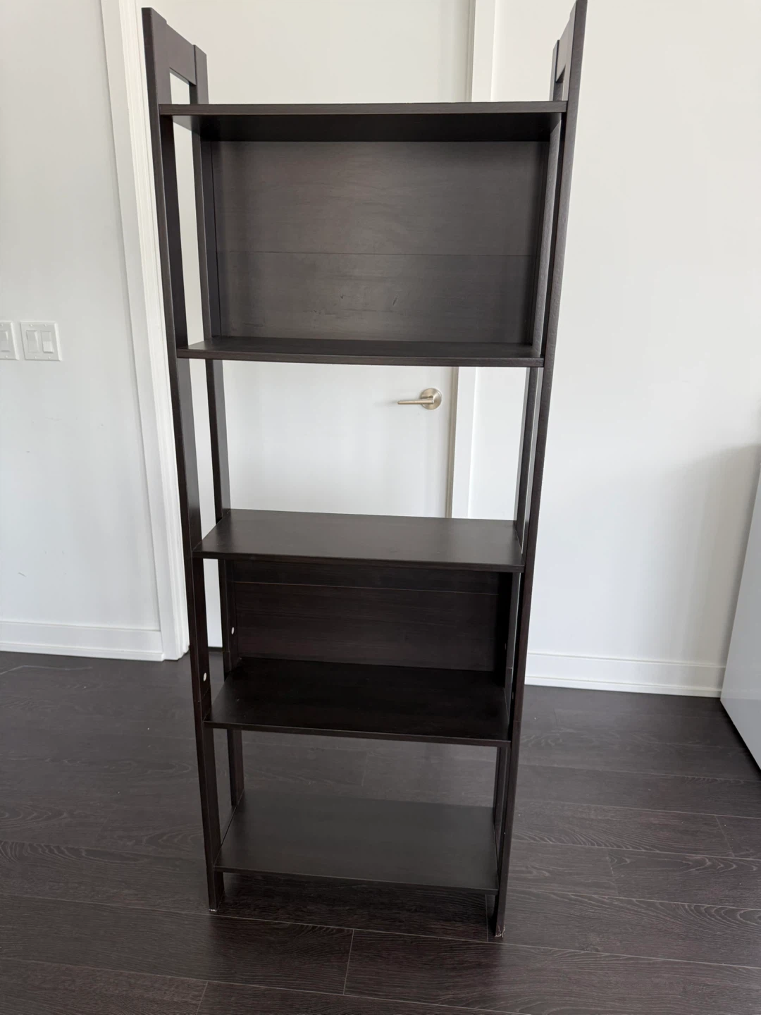 Dark Brown Ladder Shelf