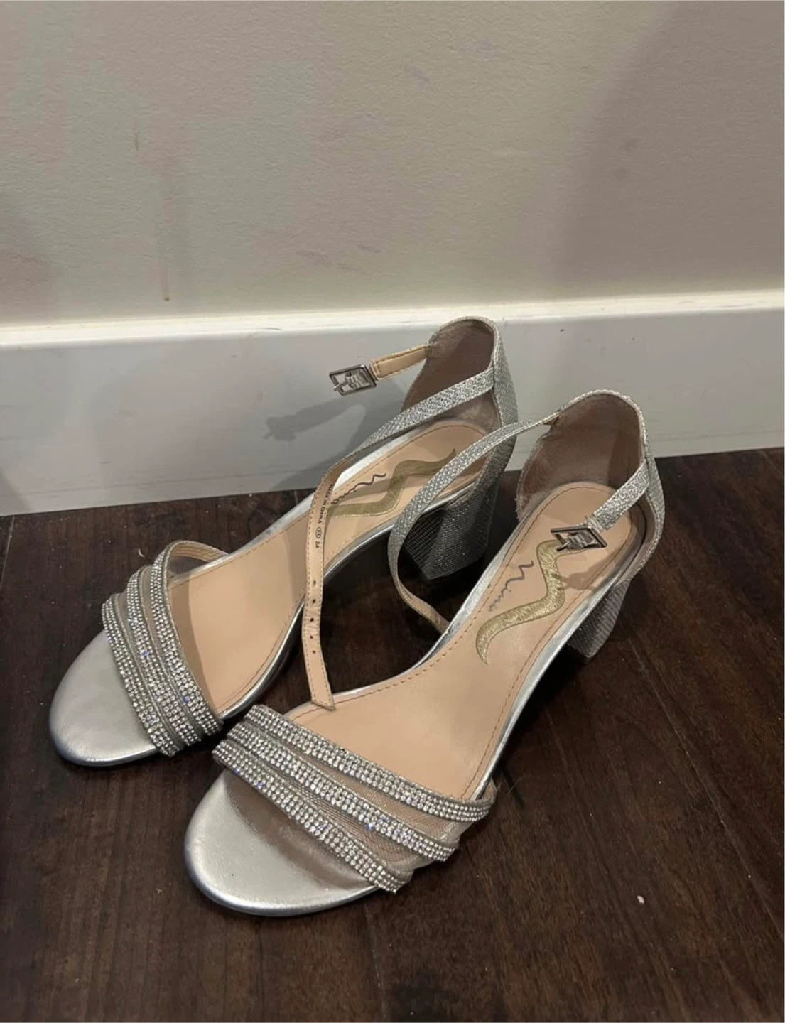 Nina Silver Heels - Size 6.5