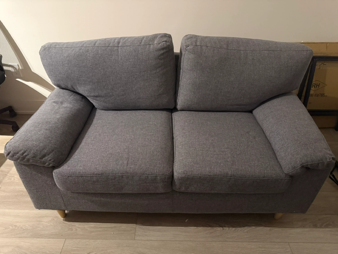 Grey Loveseat Sofa - Great Condition! - photo 2