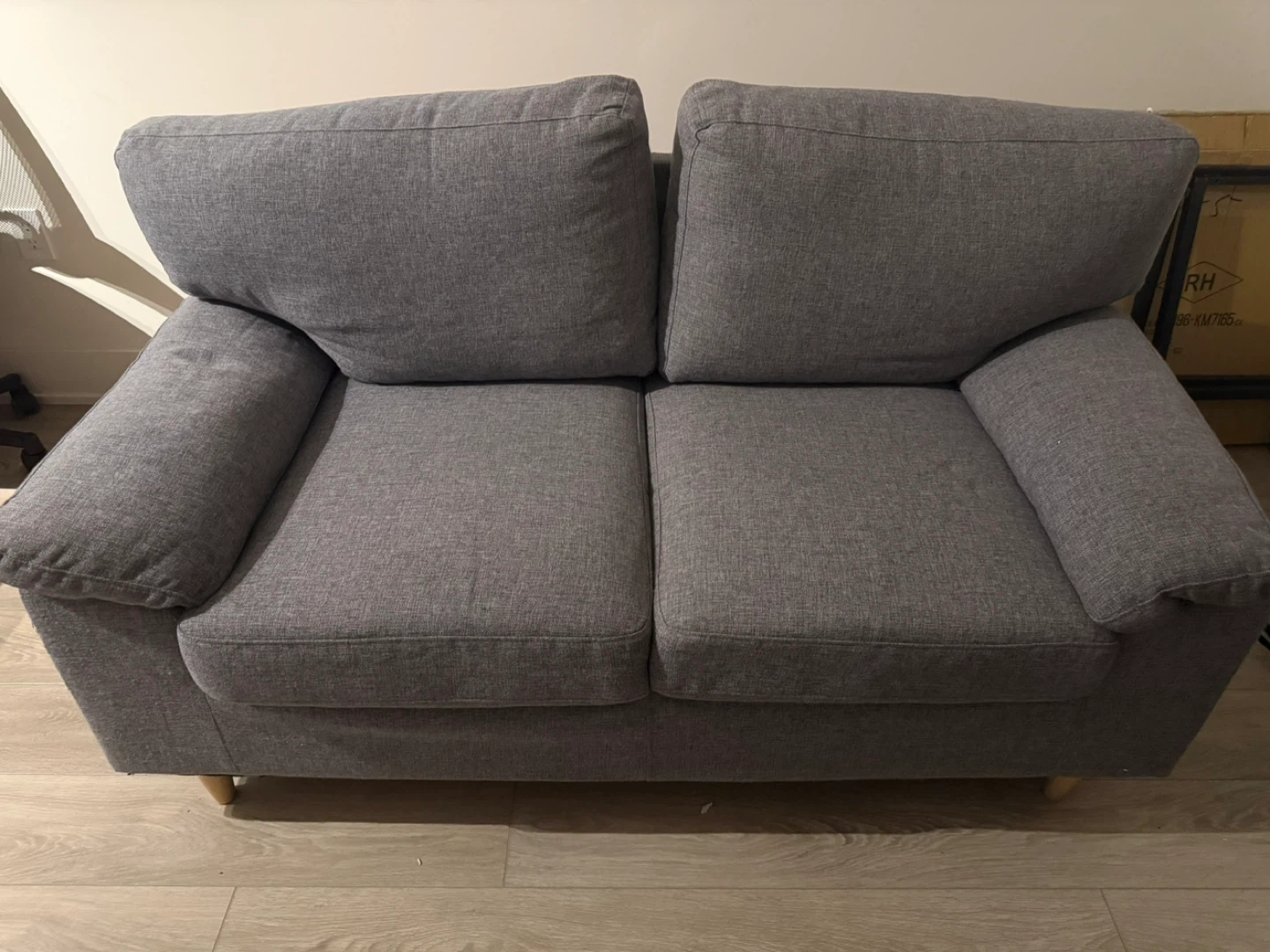 Grey Loveseat Sofa - Great Condition!