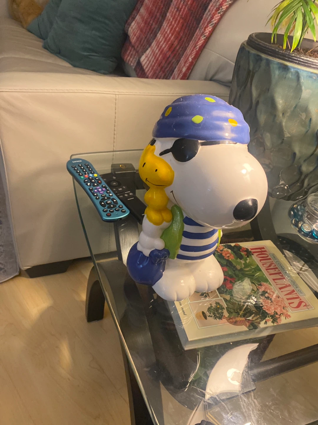 Snoopy Pirate Figurine piggy bank - photo 5