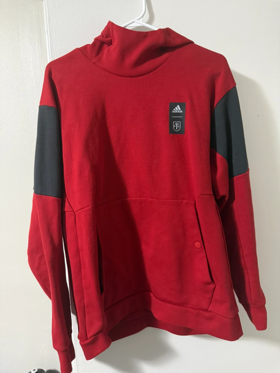 Toronto FC Adidas Red Hoodie, Size Large