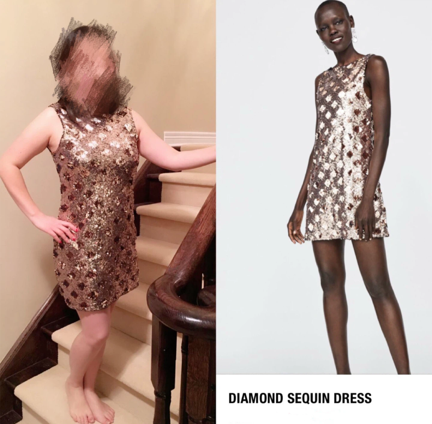 Diamond Sequin Dress