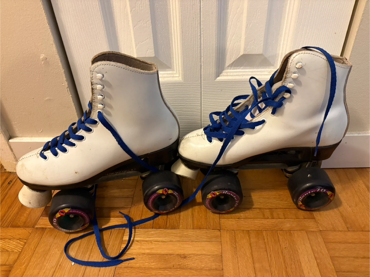 Marathon IV White Roller Skates