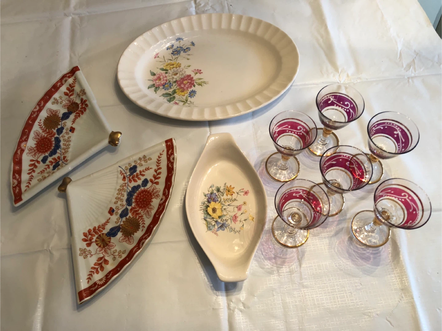 Assorted glassware + serving trays + dishes + cups - photo 2