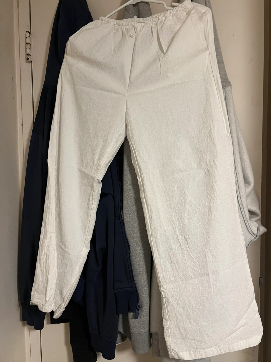 White Wide Leg Pants