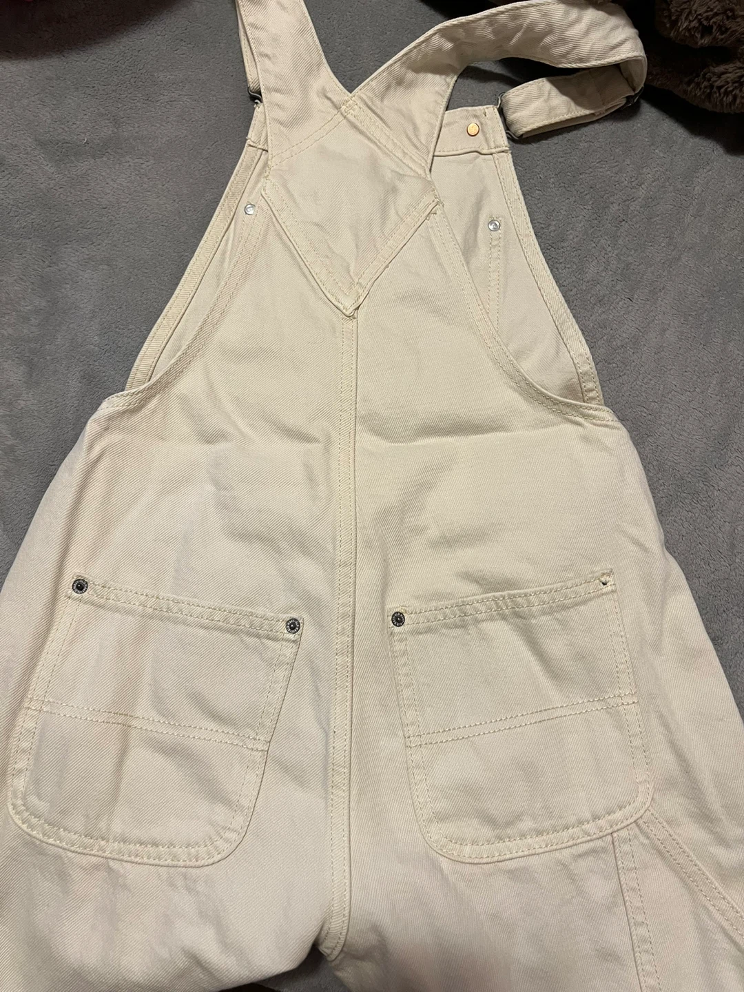 Old Navy Cream Overalls - Size 0 - photo 3