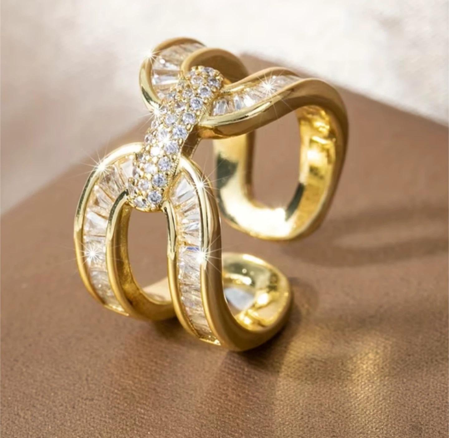 18k gold plated ring $18