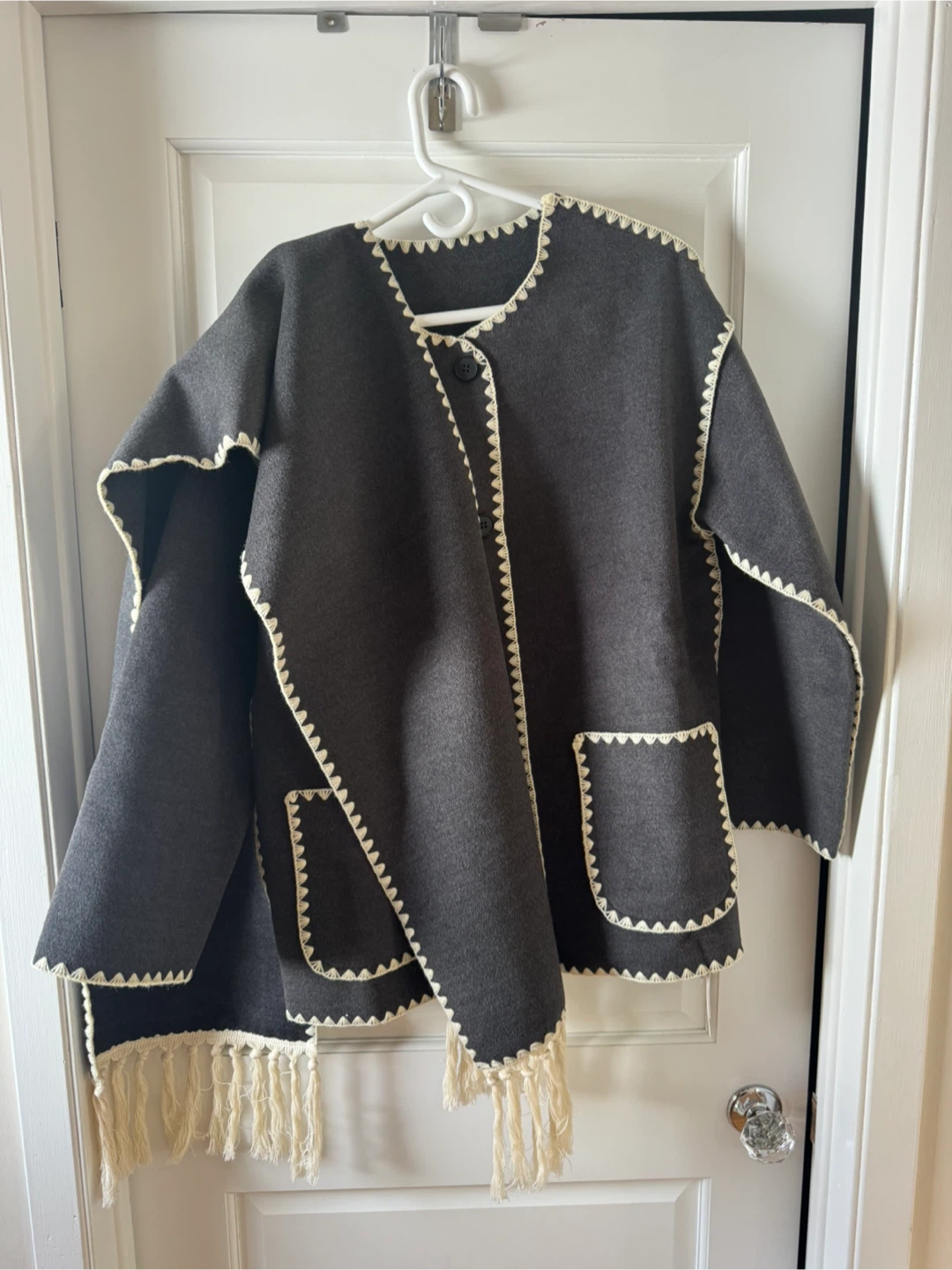 Grey Crochet Trim Jacket - photo 2