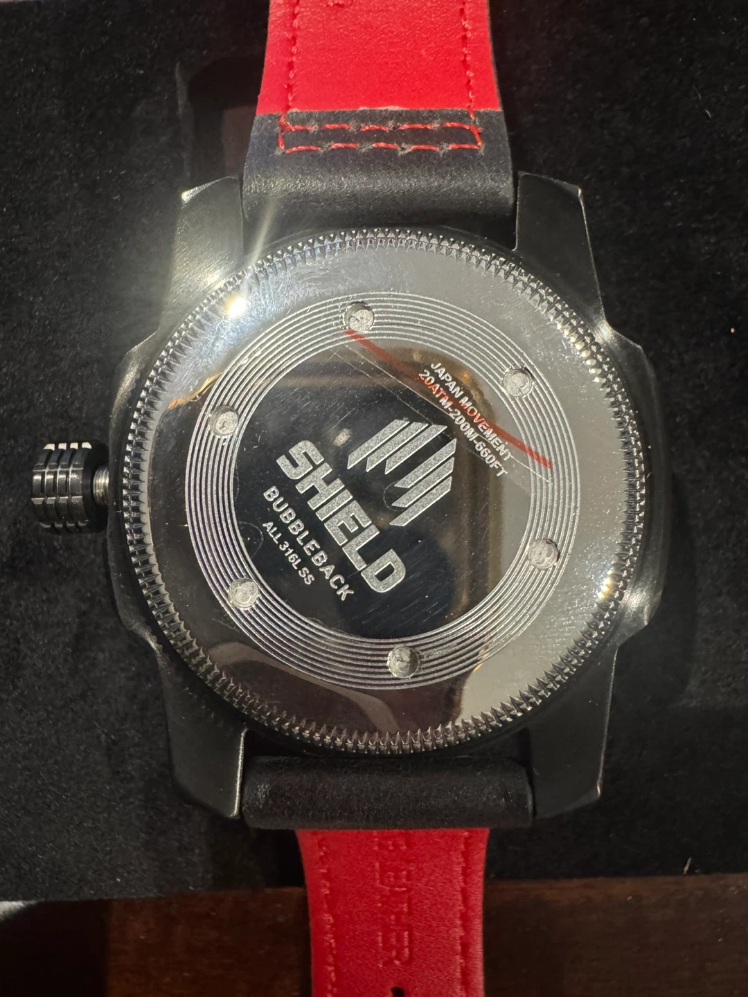 Shield Shaw Black Dial Watch - photo 4