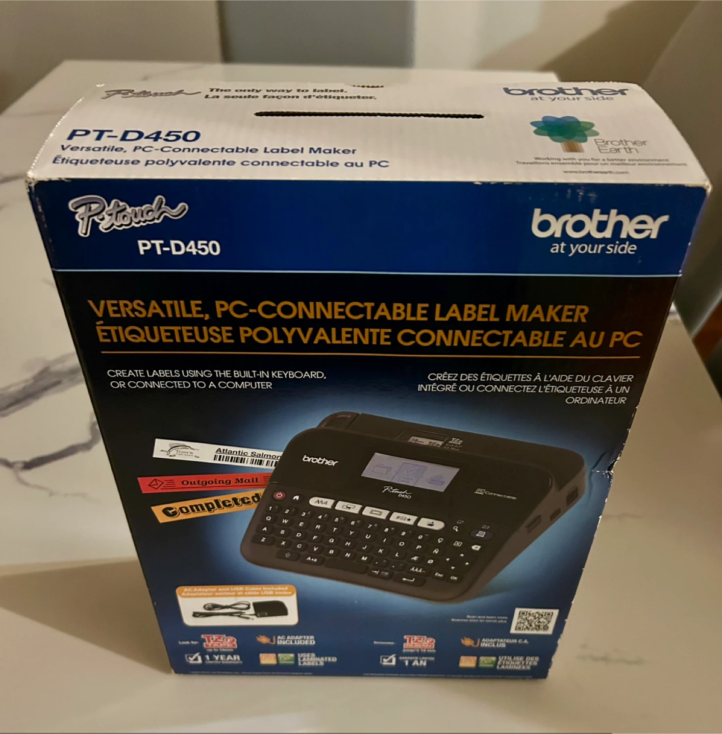 Label Maker Brother PT-D450 - New! - photo 3