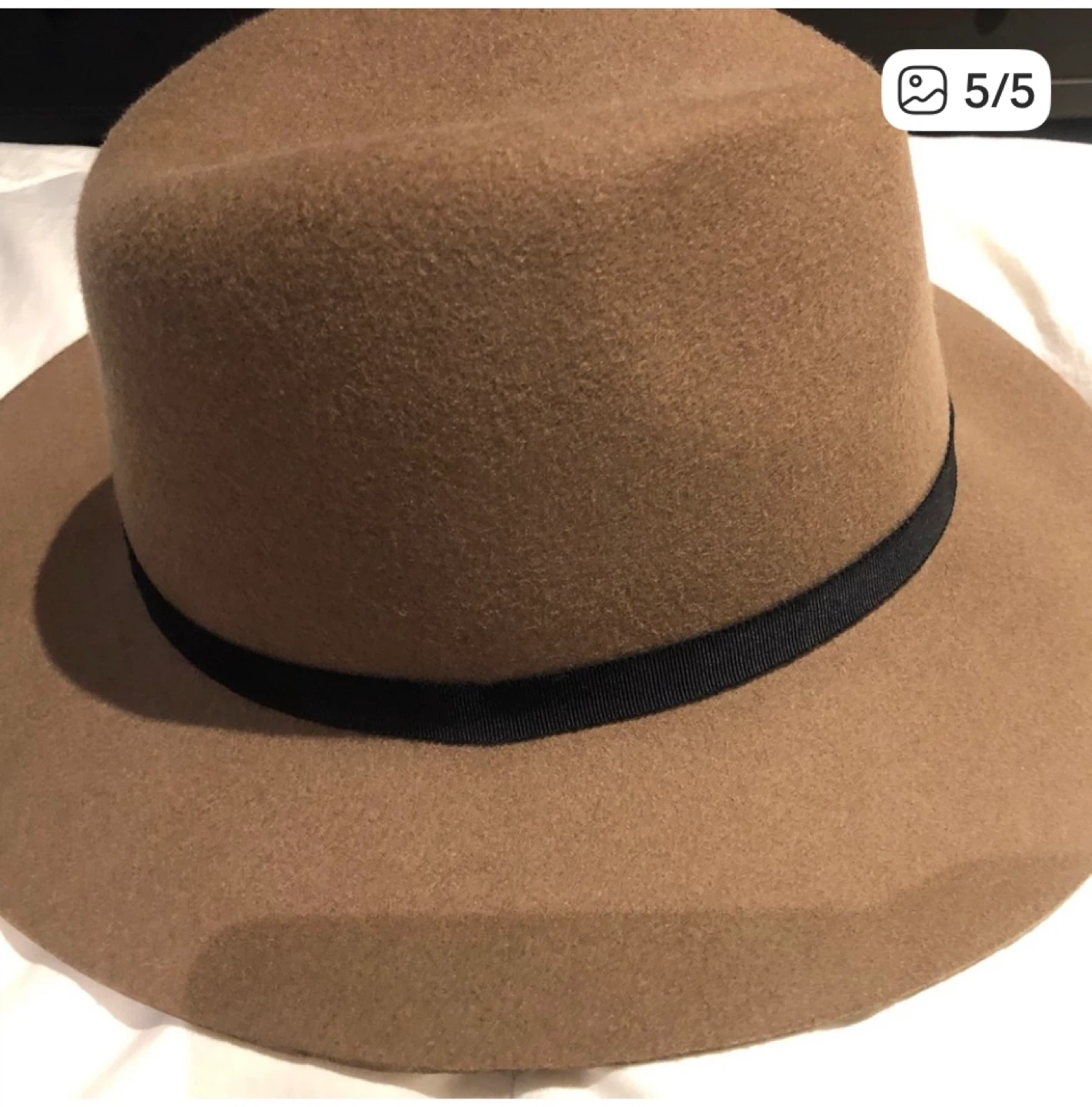 Auxiliary Brown Fedora Hat M/L - photo 4