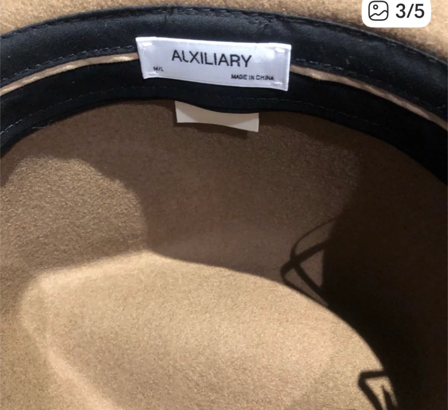 Auxiliary Brown Fedora Hat M/L - photo 3