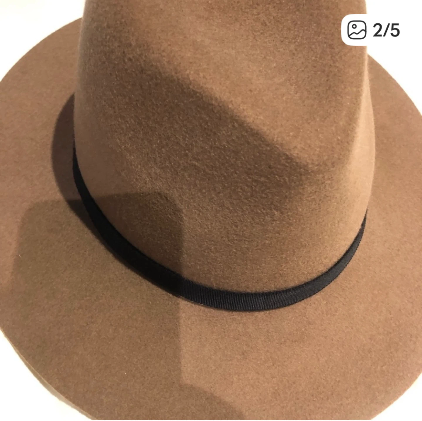 Auxiliary Brown Fedora Hat M/L - photo 2