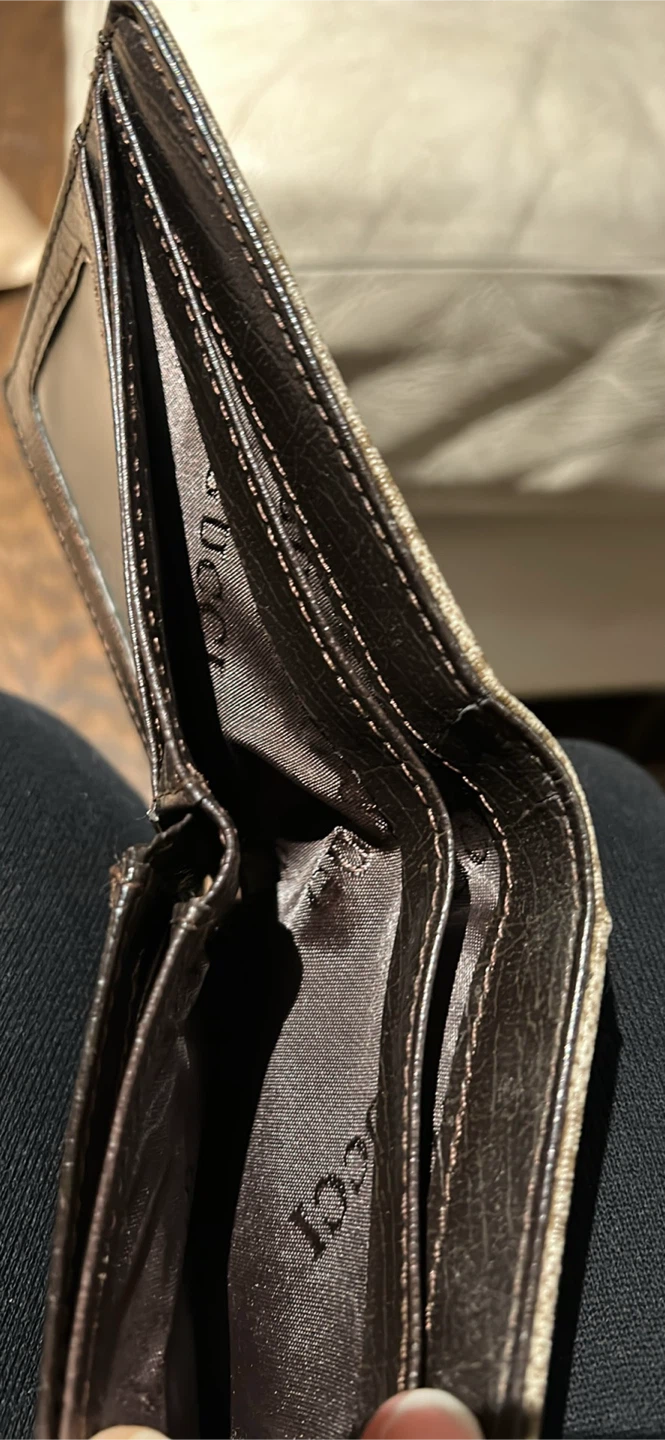 Brown bifold wallet - new - photo 3