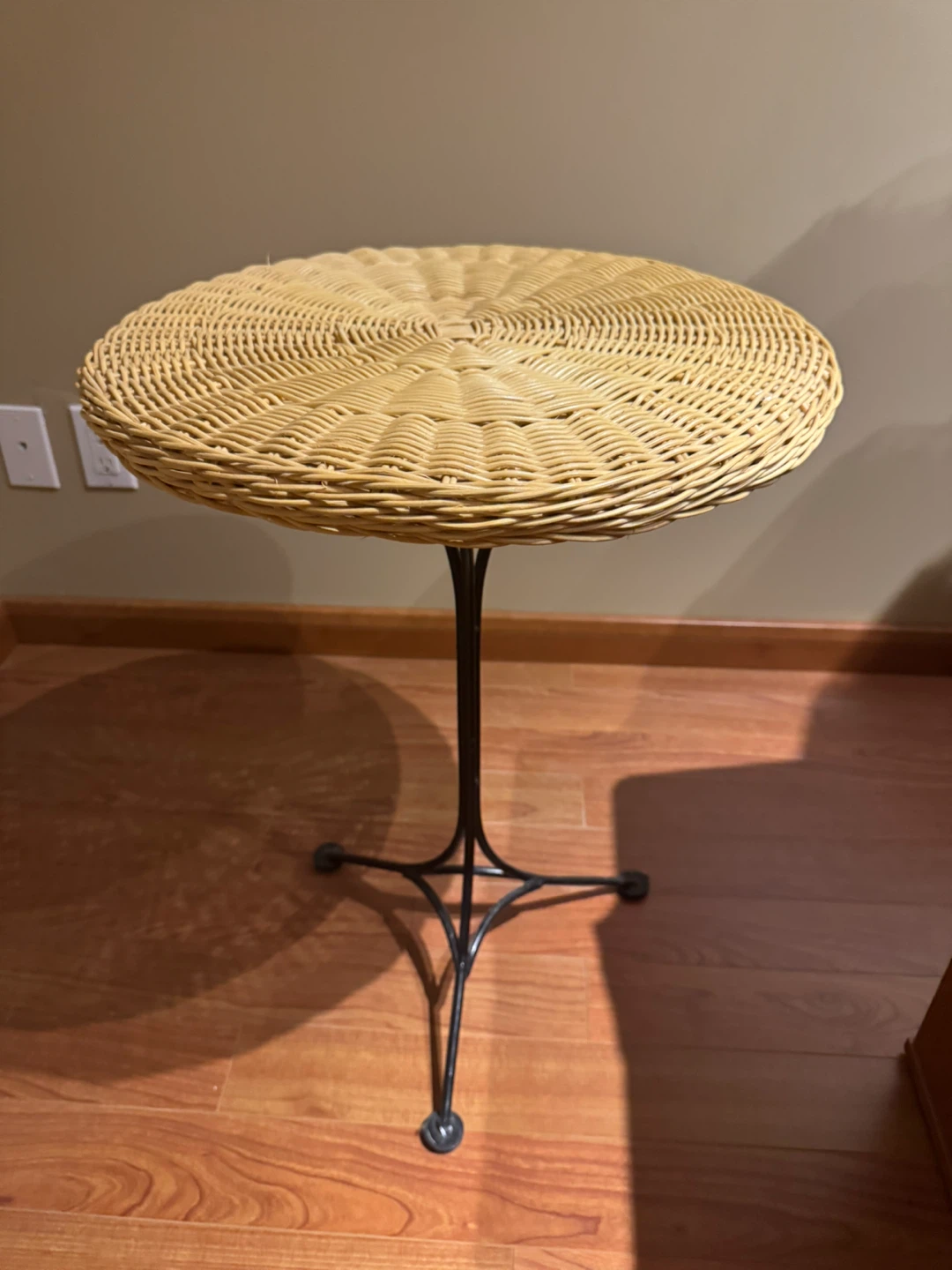 Wicker Accent Table