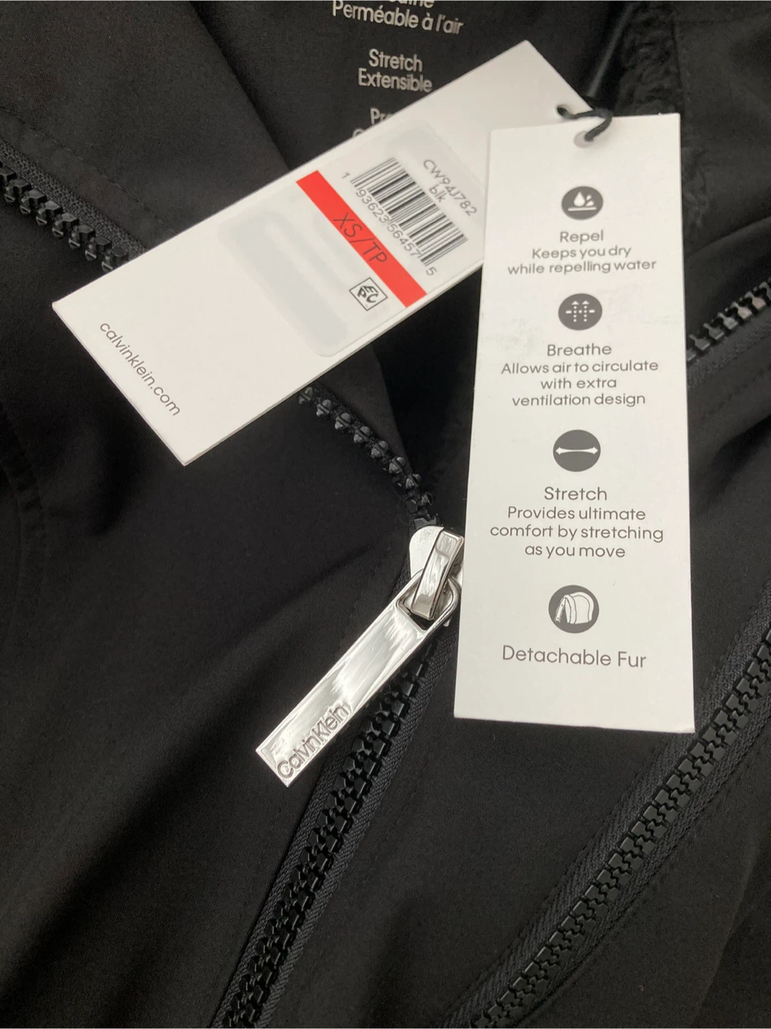 Calvin Klein Black Winter Jacket XS - photo 4