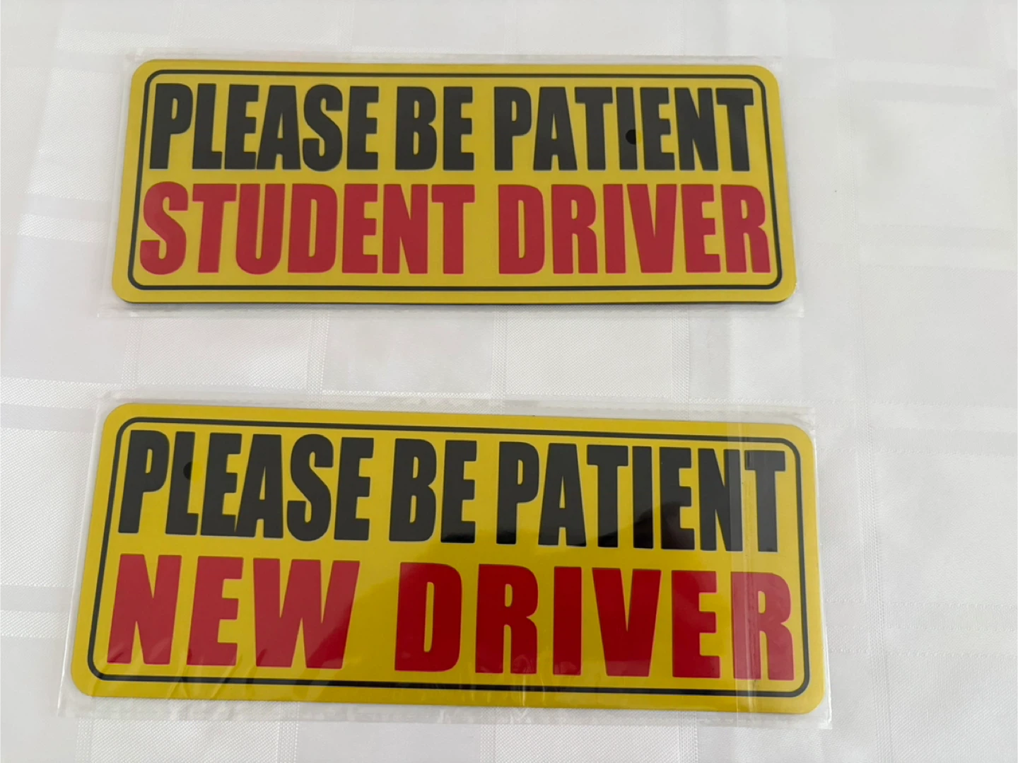 New Driver/Student Driver Magnetic Car Sign