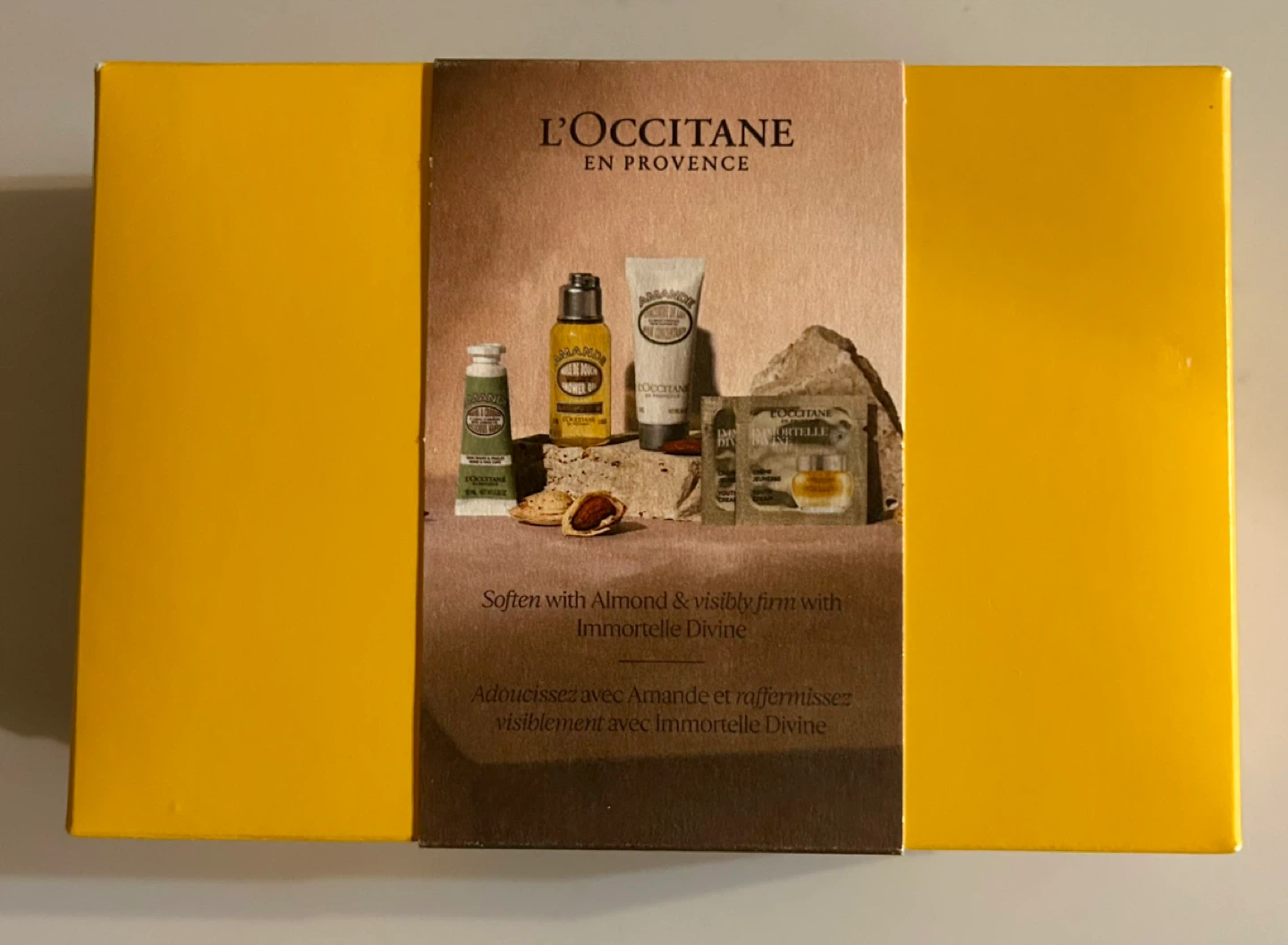 New L'Occitane Almond & Immortelle Divine Set